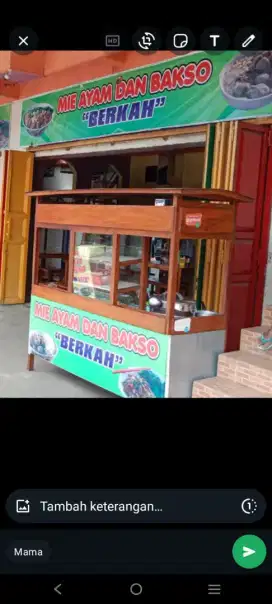 Jual Gerobak mie ayam bakso