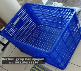 COD(Green Leaf-Keranjang Industri Plastik 2206Container Box Industri