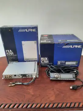 DSP ALPINE PXA H701 + RUX C701 controller SQ Audio Processor