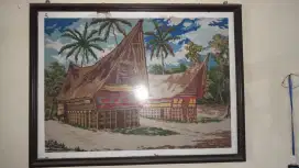 Lukisan kristik rumah gadang