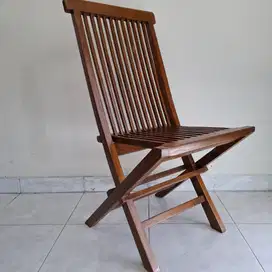 Kursi Lipat Kayu Jati