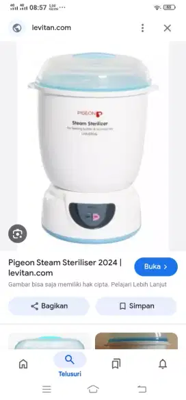 Pigeon steam sterilizer