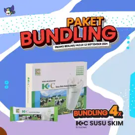 Paket Bundling : 4 K-C Susu Skim 15 sachet