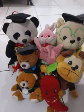 Boneka tangan dan boneka kecil (7 pcs)