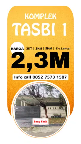 Rumah dijual dekat ke ringroad komplek Tasbi 1 / tasbih 1