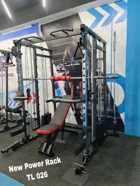 SMITH MACHINE TL 026 POWER RACK ALAT FITNESS TOTAL GYM