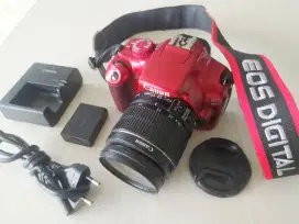 Kamera dslr Canon 1100d merah merona murah mantap