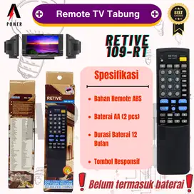 Retive - Remote TV Tabung Universal/Multi | 109