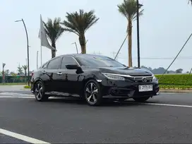 (DP 5juta) HONDA CIVIC ES 1.5 TURBO SEDAN AT 2018 BLACK HITAM DP MURAH