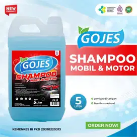 Shampoo Motor dan Mobil GOJES 5 Liter