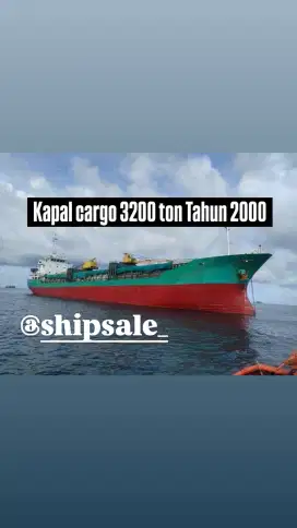 Di jual kapal cargo 3200 ton tahun 2000 ex japan