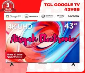 PROMO GOOGLE TV TCL 43 INCI UHD 4K GARANSI RESMI