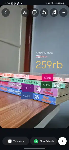 Kiat Sukses Mudah & Praktis Mencapai N5-N2 PRELOVE