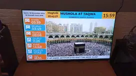 Jual Smart TV Jam Digital Masjid Versi LED Super canggih Banyak Fitur