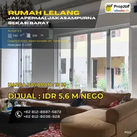 DILELANG JAKAPERMAI BEKASI BARAT RUMAH PEKARANGAN LUAS 2 LT PG11