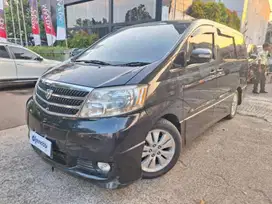 Pajak Panjang TDP 11JT Toyota Alphard 2.4 Bensin-AT 2006 Hitam