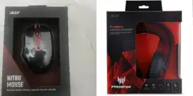 Kombo Acer Predator Headset Gaming dan Acer Nitro Mouse Gaming