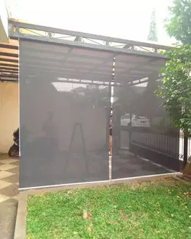 Roller Vertical Outdoor Blind & Wallpaper Premium Dinding Plus Pasang