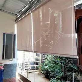 Roller Vertical Outdoor Blind & Wallpaper Premium Dinding Plus Pasang