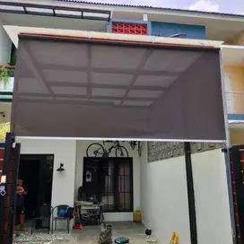 Roller Vertical Outdoor Blind & Wallpaper Premium Dinding Plus Pasang