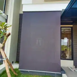 Roller Vertical Outdoor Blind & Wallpaper Premium Dinding Plus Pasang