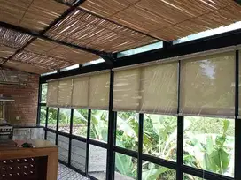 Roller Vertical Outdoor Blind & Wallpaper Premium Dinding Plus Pasang