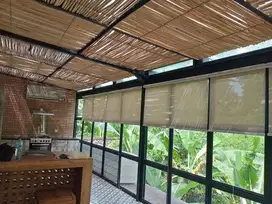 Roller Vertical Outdoor Blind & Wallpaper Premium Dinding Plus Pasang