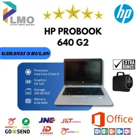 Laptop Hp Probook 640 G2 Core i5 Gen 6 Ram 8Gb Ssd 256Gb Murah