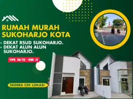 DIJUAL RUMAH DI SUKOHARJO KOTA SIAP HUNI DAN PESAN BANGUN