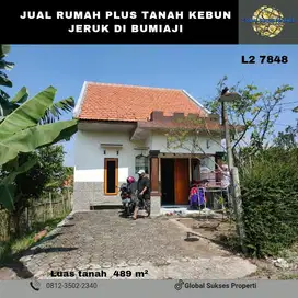 RUMAH ADA KEBUN JERUK HARGA BAGUS DI BUMIAJI KOTA BATU.