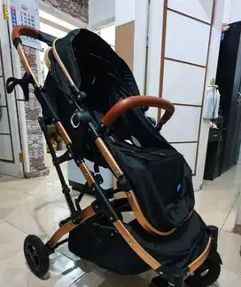 Stroller olso merek labeille kode A8188S sudah dengan car seat