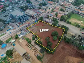 Dijual Kavling Komersial 5200m2 di Narogong Raya, Dekat Pintu Tol