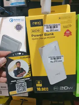 POWER BANK REXI MG10 10000 MAH | ATLANTIS