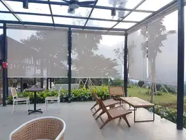 Roller Vertical Outdoor Blind & Wallpaper Premium Dinding Plus Pasang