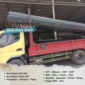 Jual cnp, unp, wf, hbeam plat, siku siap kirim