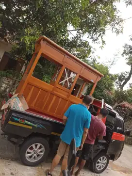 Gerobak Angkringan Bakso Mie Ayam PeceL Bubur Sate Martabak Ronde dlL