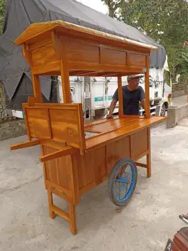 Gerobak Angkringan Bakso Mie Ayam PeceL Bubur Sate Martabak Ronde dlL