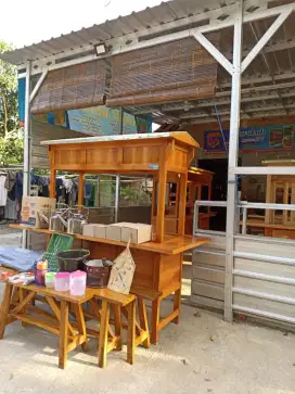 Gerobak Angkringan Bakso Mie Ayam PeceL Bubur Sate Martabak Ronde dlL