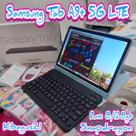 Samsung Tablet Tab A9+ edisi 5G Mulus Like New Fullset bonus keyboard