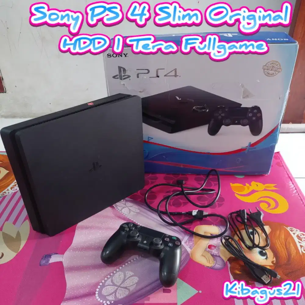 Sony PS4 Slim PS 4 OFW HD 1000GB Fullgame FC24 GTA5 Minecraft Roblox