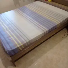 RANJANG / TEMPAT TIDUR DOUBLE DNG KASUR SPRING 200x180cm