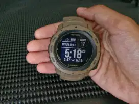 Wts Jam Garmin Instinct Tactical Coyote Tan Smart Watch