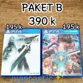 Kaset PS4 BD Spider-Man dark souls fire fades final fantasy VII dll