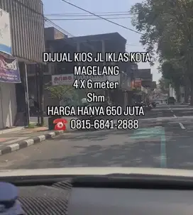 DIJUAL KIOS SIAP PAKAI LOKASI STRATEGIS DI JL IKLAS KOTA MAGELANG