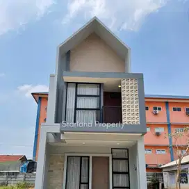 dijual rumah modern 2,5 lantai di petukangan akses tol joglo