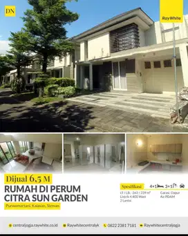 Dijual Rumah di Perum Citra Sun Garden