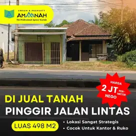 TANAH MURAH DEPAN PASAR NATAR PINGGIR JALUR 2 LINTAS