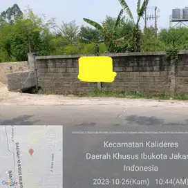 DIJUAL MURAH KAVLING PERGUDANGAN JL WARUNG GANTUNG KALIDERES