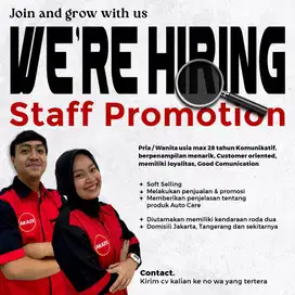 Lowongan Kerja Staff Promosi