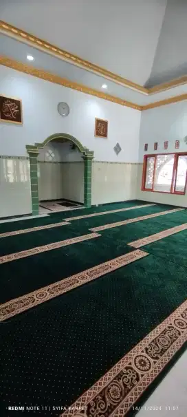 KARPET MASJID BAYAR DI LOKASI